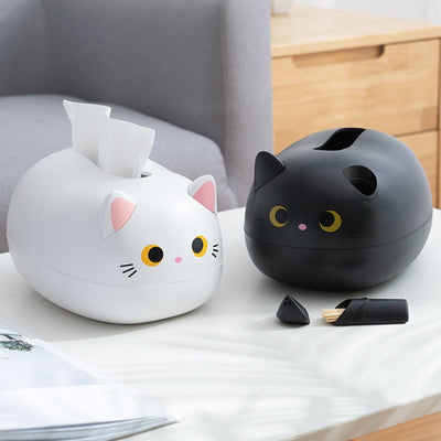 Kawaii Cat Shape Tissue Box Kitchen Napkin