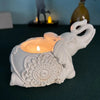 Elephant Sculpture Candle Holders