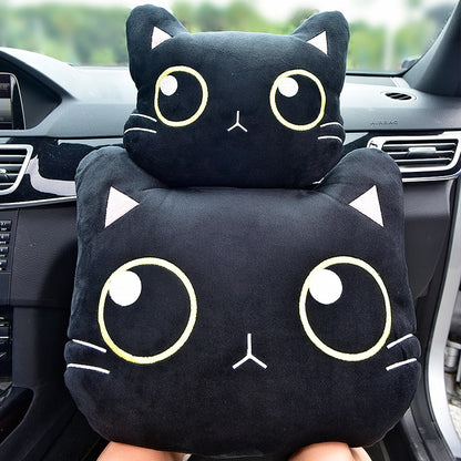 Neck Pillow Cartoon Cat Cushion Cat Seatbelt