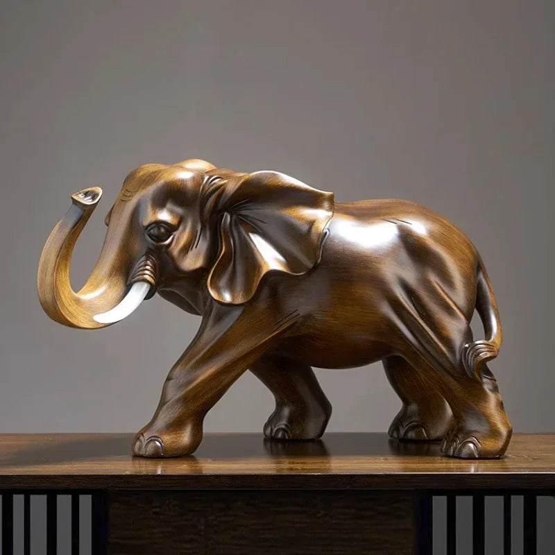 Elephant Resin Statue