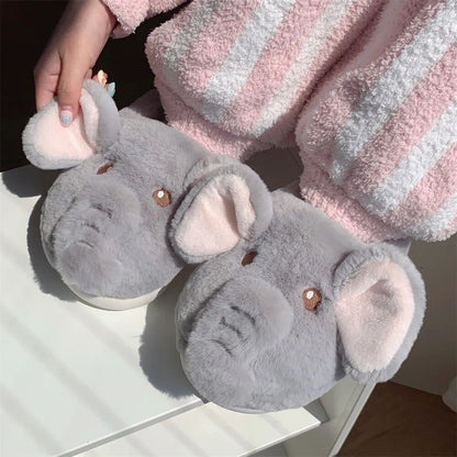 Elephant Cotton Slippers Soft Sole Cotton