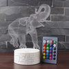 Elephant Pattern Led Lamp Night Light