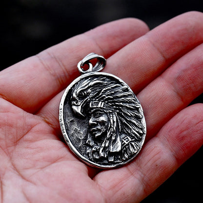 Native Indian Eagle Necklace Pendant