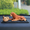 Dog Golden Retriever Car Ornaments Resin