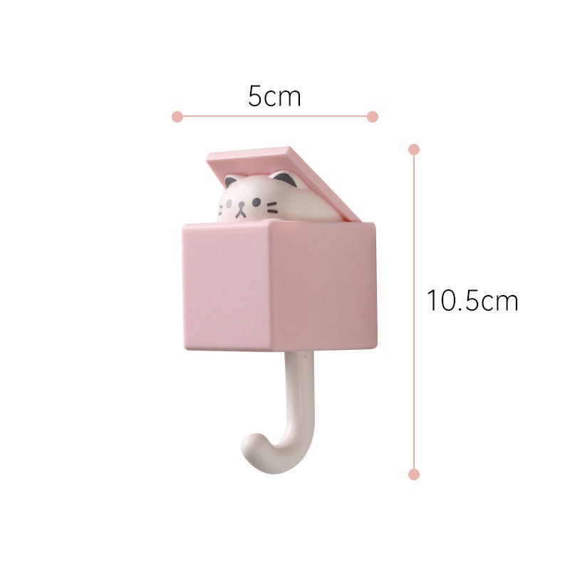 Cartoon Cute Cat Hook Self Adhesive Hangers