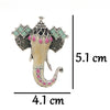 Elephant Shape Brooches Coat