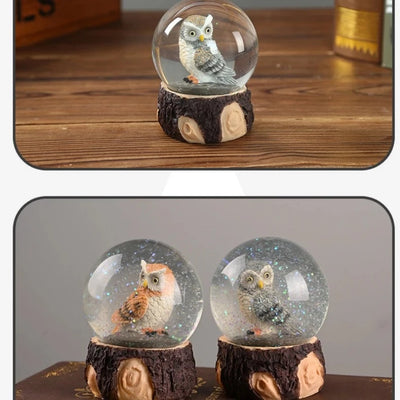 Owl Cute Crystal Ball Decoration