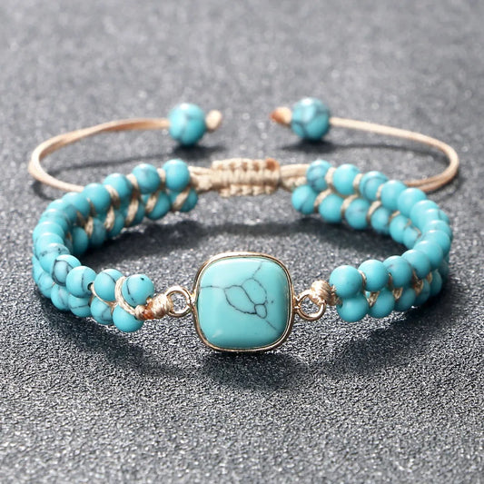 Native Blue Nature Stone Bracelets