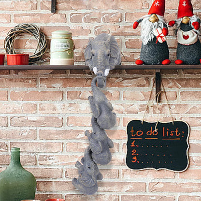 Elephant Ornament Resin Elephant 4 Items/set