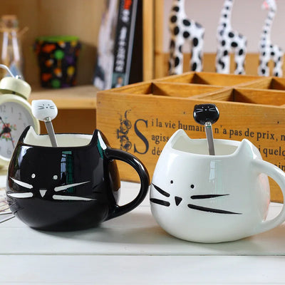 Cartoon Cat Mugs Coffee Cup