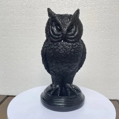 Owl Halloween Candle Holder Resin