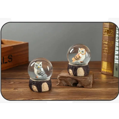 Owl Cute Crystal Ball Decoration