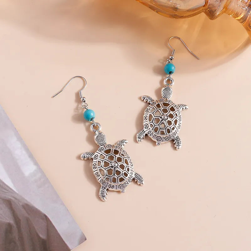 Native Turtle Drop Earrings