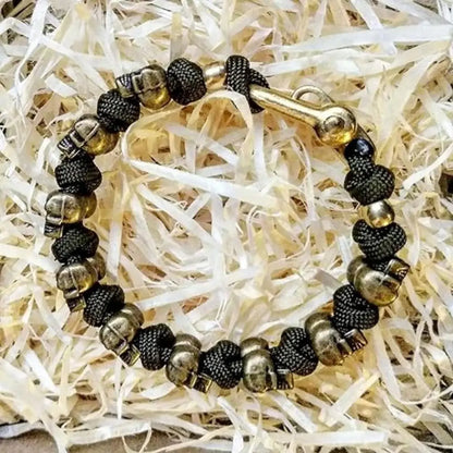 Skull Bracelet Hip Hop Woven Bracelet