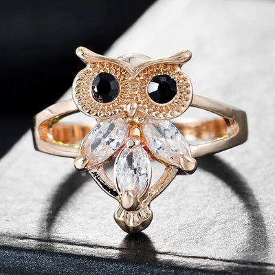 Owl Rings Crystal