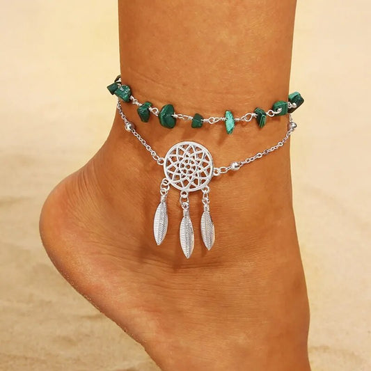 Native Dream Catcher Pendant Anklet Foot Chain