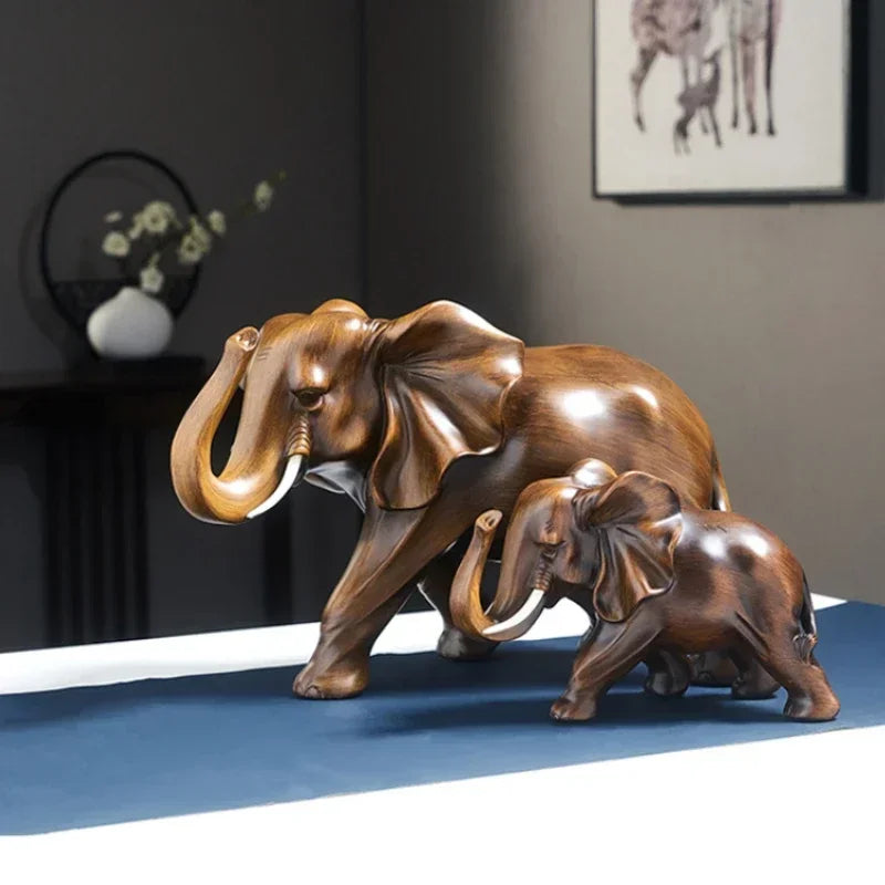 Elephant Resin Statue