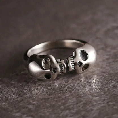 Skull Opening Adjustable Size Ring