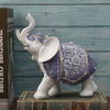 Elephant Statue Ornament Blue And White Porcelain