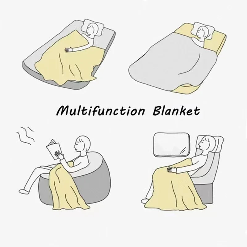 Elephant Blanket Cute Animals Print Throw Blanket