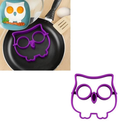 Owl Silicone Shaped Fried Egg Molds Pancake Nonstick