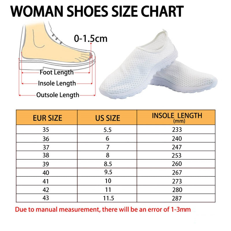 Elephant Flats Mesh Shoes Breathable Slip-on