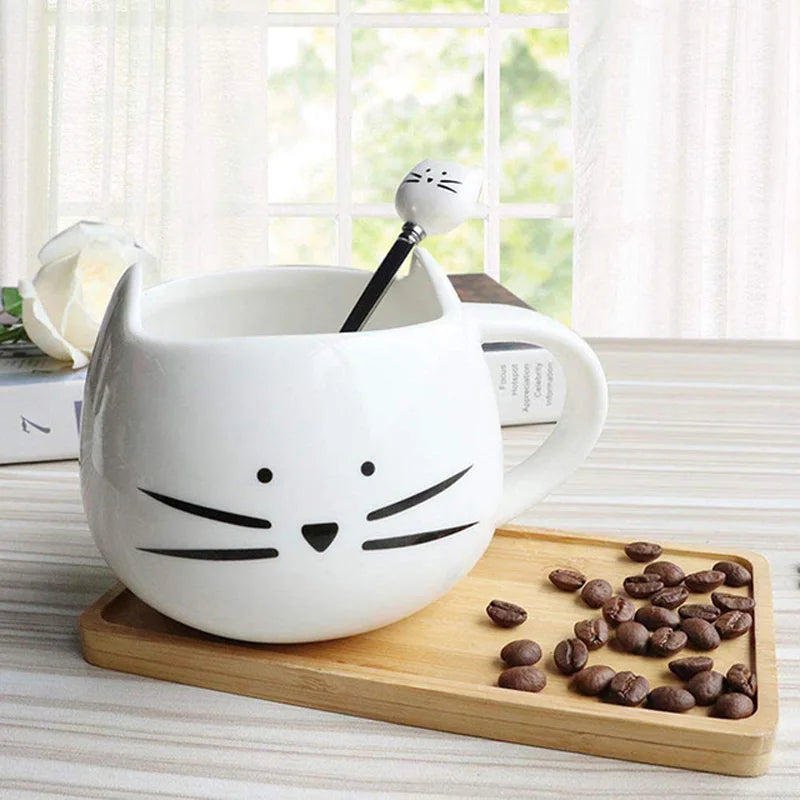 Cartoon Cat Mugs Coffee Cup