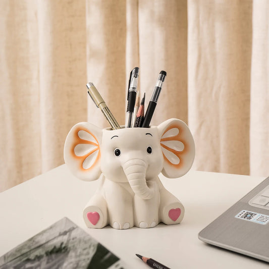 Elephant Cute Ornament Pen Holder Makeup Brush