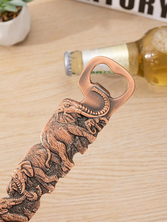 Elephant Pattern Bottle Opener