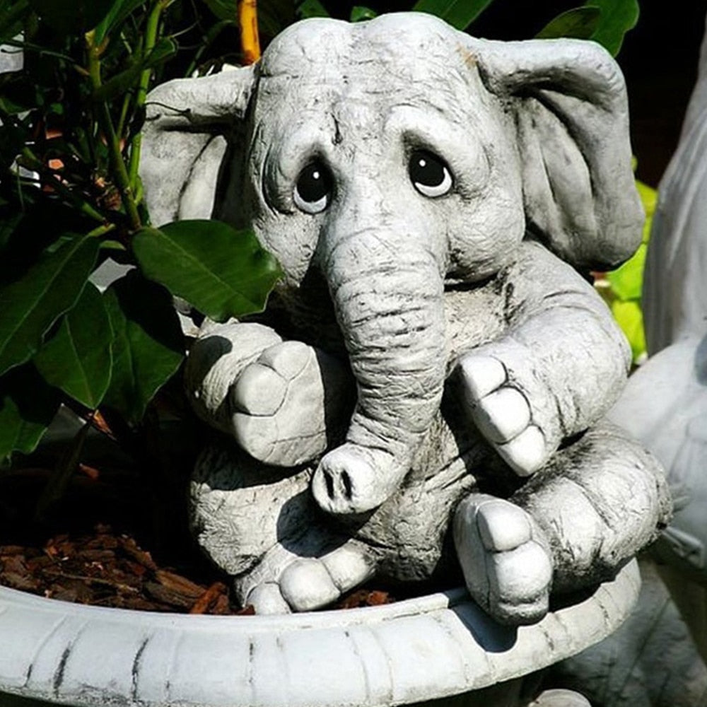 Elephant Statue Resin Figurines