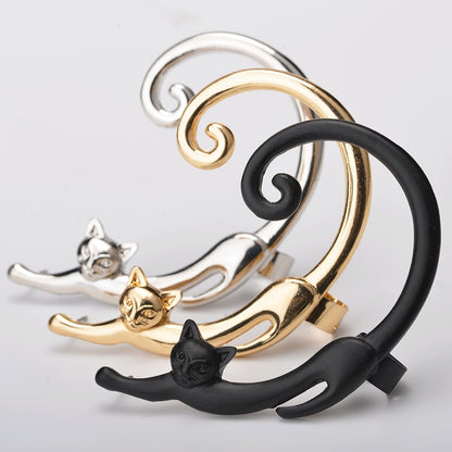 Cute Cat Ear Cuff Earrings