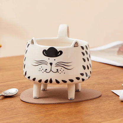 Cat Mug With 4 Legs Coffee Mug