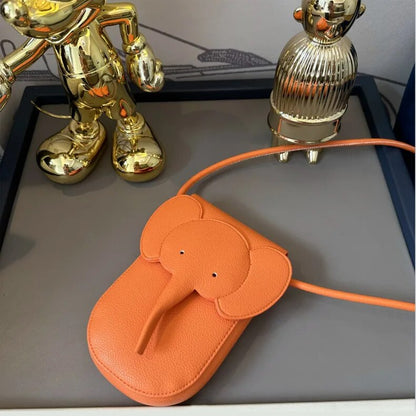 Elephant Shape Mini Bags PU Leather Crossbody