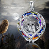 Owl Tree of Life Crystal Pendant Necklace