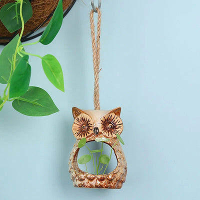 Owl Planters Pots Ceramic Hanging Planter