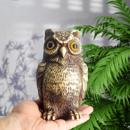 Owl Figurines Statue Sculpture Resin