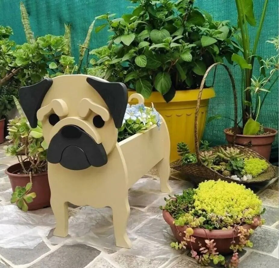 Dog Cute Shape Garden Pots