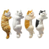 Realistic Furry Hanging Cat Cute Figurines