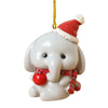 Elephant Cute  Acrylic Christmas Tree Hanger