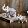 Elephant Statue Ornament Blue And White Porcelain