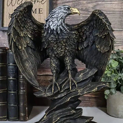 Native Eagle Bronze Resin Statue