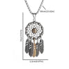 Native Dream Catcher Necklace Tassel Feather