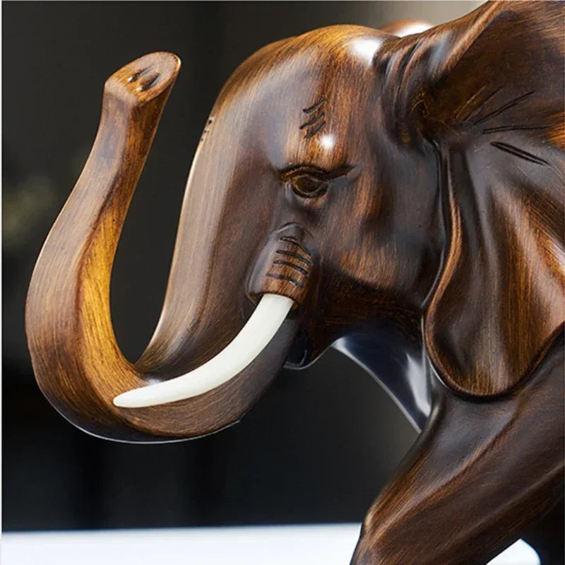 Elephant Resin Statue