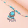 Native Turquoise Tassel Necklaces