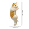 Realistic Furry Hanging Cat Cute Figurines