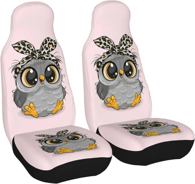 Owl Car Seat Covers Set 2 Items