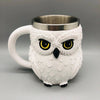 Owl Thermos Mug Stainless Steel