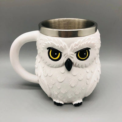 Owl Thermos Mug Stainless Steel