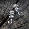 Cute Cat Silver Color Gothic Stud Earrings