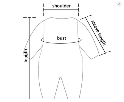 Elephant Suit Three-Piece Set for 0-24 Months